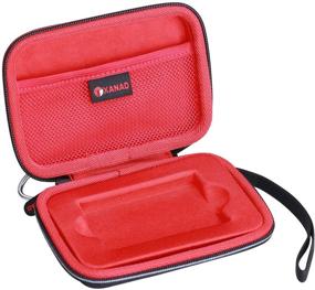 img 2 attached to 🔒 XANAD Protective Case for Samsung T7/ T7 Touch 1TB 2TB 500GB USB 3.2 SSD (Outer Black, Inner Red)