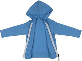 img 3 attached to Girls' Reversible Stitch Hoodie - ToBeInStyle Boys' Clothing