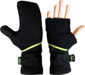 img 4 attached to Turtle Gloves Lightweight Convertible Running Outdoor Recreation