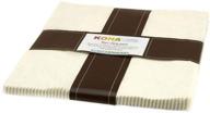 premium kona cotton snow ten squares - superior quality fabric for quilting and crafts logo