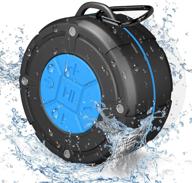 🚿 peyou shower speaker ipx7 waterproof, bluetooth 5.0 bathroom shower radio: portable, wireless speaker with suction cup, loud voice, rich bass, built-in mic – perfect outdoor/gift! logo