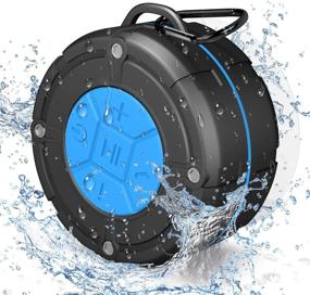 img 4 attached to 🚿 PEYOU Shower Speaker IPX7 Waterproof, Bluetooth 5.0 Bathroom Shower Radio: Portable, Wireless Speaker with Suction Cup, Loud Voice, Rich Bass, Built-in Mic – Perfect Outdoor/Gift!