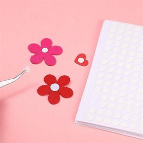 img 1 attached to Transparent Double-Sided Adhesive Dots: 1000 Strong Waterproof Stickers for Crafts, DIY, Art, Office (0.24 Inch/6mm)