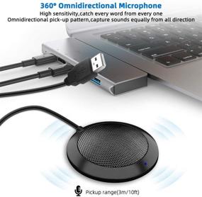 img 3 attached to 🎤 MALENOO Conference Microphone Computer: Enhancing Desktop Omnidirectional Voice Capture