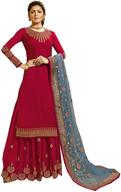 georgette pakistani xx large women's clothing: indian pakistani sharara dresses logo