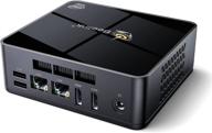 🖥️ beelink gk55 mini pc intel celeron j4125 windows 10 pro (up to 2.7ghz), 8gb ddr4 ram, 256gb ssd, dual 4k hdmi support, wifi, gigabit ethernet (8gb+256gb/celeron j4125) логотип