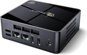 img 4 attached to 🖥️ Beelink GK55 Mini PC Intel Celeron J4125 Windows 10 Pro (up to 2.7GHz), 8GB DDR4 RAM, 256GB SSD, Dual 4K HDMI Support, WiFi, Gigabit Ethernet (8GB+256GB/Celeron J4125)