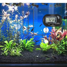 img 1 attached to 🌡️ Thlevel Digital Aquarium Fish Tank Thermometer: Accurate Water Temperature Gauge with Sensor Probe for Reptile Turtle Incubators - Water-Resistant & Reliable