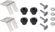 efficient organization solution: powertec 71335 multi track brackets & clamping knob hardware kit with t-track bolts - 2 pack logo