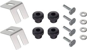 img 4 attached to Efficient Organization Solution: POWERTEC 71335 Multi Track Brackets & Clamping Knob Hardware Kit with T-Track Bolts - 2 Pack