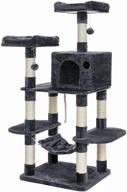 feandrea high-quality multi-level cat tree tower for large cats, exceptionally stable cat tower logo