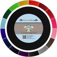 premium 1.5 inch heavy-duty nylon webbing - wide range of 19 vibrant colors - country brook design logo