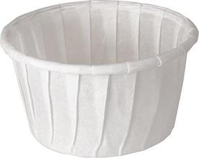 img 1 attached to 🍶 Solo 1.25 oz Treated Paper Souffle Portion Cups: Perfect for Measuring, Medicine, Samples, and Jello Shots (Pack of 250)