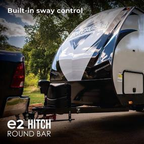 img 3 attached to Fastway e2 2-Point Sway Control Round Bar Hitch: Ultimate Trailer Stability Solution with 10,000 lbs Trailer Weight Rating and Included Ball