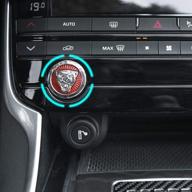 maxdool кнопка запуска двигателя автомобиля крышка переключателя головка декоративная крышка с пайетками крышка наклейка отделка подходит для jaguar xfl xjl xe f-pace логотип