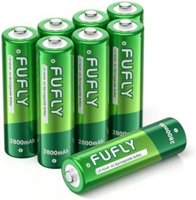 img 4 attached to 🔋 Fufly AA Rechargeable Batteries 2800mAh - High Capacity 1.2V Ni-MH Precharged Battery (8-Pack)