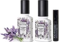 poo-pourri lavender vanilla bathroom deodorizer set: lavender infused with vanilla, 3-piece логотип