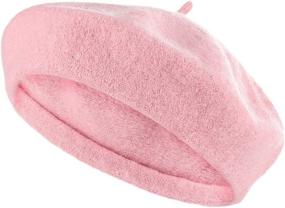 img 3 attached to 👧 Warm & Stylish Kids Girls French Beret Hat for Winter & Autumn