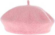 👧 warm & stylish kids girls french beret hat for winter & autumn logo