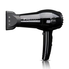 img 2 attached to FHI HEAT Platform Nano Lite Pro 1900 Turbo Tourmaline Light Weight Ceramic Hair Dryer with 3-Piece Attachment Set: Comb, Concentrator, Diffuser – Quick Dry and Salon-Quality Results!