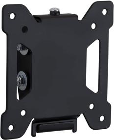 img 4 attached to 📺 Tilting TV Wall Mount Bracket by Mount-It! for Small TV and Computer Monitors - Low-Profile Design, Quick Release Function, Fits 24-32 Inch Screens Up to VESA 100, 44 lbs Capacity - Black