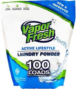 img 4 attached to 🔒 100-Load Vapor Fresh Unscented Laundry Detergent Powder - Free and Clear - HE-Safe