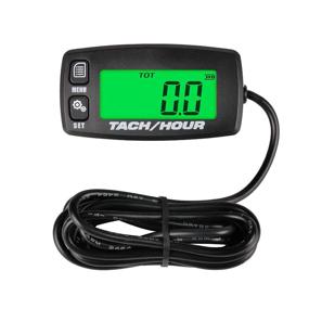 img 4 attached to Runleader Digital Maintenance Tach/Hour Meter: Backlight Display, Battery Replacement for Small Gas Engine - Ideal for Riding Lawn Tractor, Generator, Compressor, Chainsaws, Outboard Motor, Pressure Washers