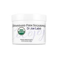 🌱 dr. joe lab organic sugaring: usda certified natural sugar wax paste for effective body hair removal - 10 oz, no strips required, ideal for bikini, brazilian, underarm, facial hair - men & women logo