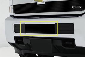img 3 attached to 🔥 Enhance Your Silverado's Look with T-Rex Grilles 2015-2019 Silverado 2500, 2015-2017 3500 Billet Bumper Grille in Black - Overlay PN #25122B