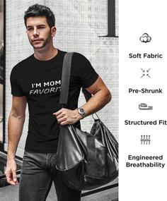 img 3 attached to 👕 Sibling Shirts for Men - Decrum Black Collection