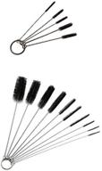 🧹 2-pack - 10-piece set of nylon and metal cleaning brushes - ideal for tubes, keyboards, glasses, straws, and more logo