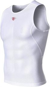 img 4 attached to RION Active Athletic Compression Sleeveless Sports & Fitness