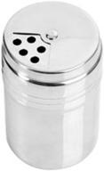 🍶 rotatable stainless steel flavour bottles with adjustable pour holes for kitchen cooking, outdoor barbecue, salt, spice, sugar, and pepper logo