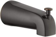 🛁 enhance your bathroom with the design house builders program 522938 slip on pull-up wall mount tub diverter spout in elegant oil rubbed bronze logo