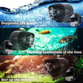 img 1 attached to 🌊 PONDFORSE Adjustable Circulation Pump – Submersible Powerhead Wave Maker with Magnetic Base, 530GPH – Ideal for Saltwater or Freshwater Fish Tanks