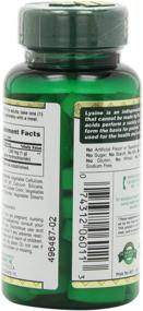 img 2 attached to 🌿 Nature's Bounty L-Lysine 1000 mg Tablets - Pack of 3: Boost Your Immunity and Promote Skin Health