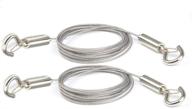 🔗 heavy-duty stainless steel picture hanging wire kit – adjustable 2m x 1.5mm wire rope for mirrors, frames & more - holds up to 20kg logo
