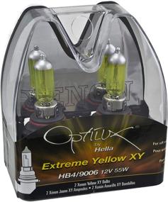 img 2 attached to 💡 Hella Optilux XY Series HB4 9006 Xenon Yellow Halogen Bulbs, 12V, 55W, 2 Pack