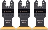 🔧 efficient ezarc titanium oscillating multitool blade for wood, metal, and hard material - 3-pack logo