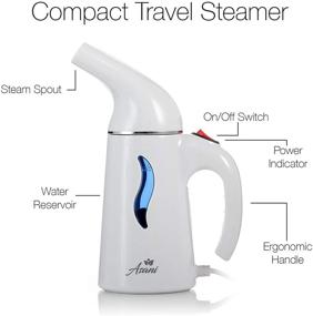 img 2 attached to 👕 Portable Handheld Steamer for Clothes: 7-in-1 Powerful Wrinkle Remover, Sterilizer, Sanitizer, Defroster, and More! Perfect for Travel and Home Use