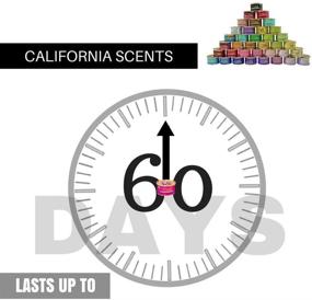 img 1 attached to 🍬 California Scents Spillproof Organic Air Freshener - Balboa Bubblegum Scent, 1.5 oz (Pack of 18) for Long-Lasting Freshness