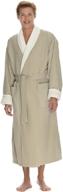 terry plush bathrobe - high-quality microfiber men's clothing for sleep & lounge - luxury edition logo