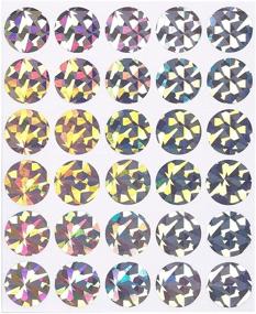img 1 attached to 🎉 Holographic Scratch-Off Stickers: Ideal for Wedding Games, Fundraisers (1 inch, 510 Pack)