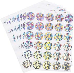 img 4 attached to 🎉 Holographic Scratch-Off Stickers: Ideal for Wedding Games, Fundraisers (1 inch, 510 Pack)