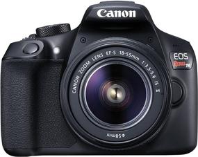 img 4 attached to Shoot Like a Pro: Canon EOS Rebel T6 DSLR Camera Kit with 18-55mm Lens (Black)
