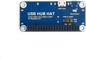 img 2 attached to Waveshare 4 Port USB HUB HAT For Raspberry Pi Zero/Zero W/B+/2B/3B/3B+ Compatible With USB2