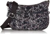 👜 kipling izellah crossbody for women - lightweight nylon shoulder bag for everyday use logo