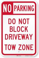 smartsign intensity reflective no parking sign logo