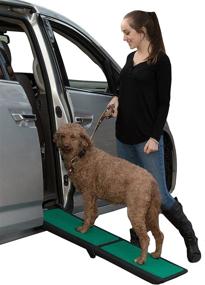 img 4 attached to Enhanced Pet Gear Travel Lite 🐾 Ramp with SuperTrax Surface for Optimal Traction