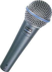 img 3 attached to 🎤 Shure Beta 58A Суперкардиоидный вокальный микрофон и пучок черно-белого плетеного микрофонного кабеля Pig Hog, 20 футов XLR - улучшенный SEO